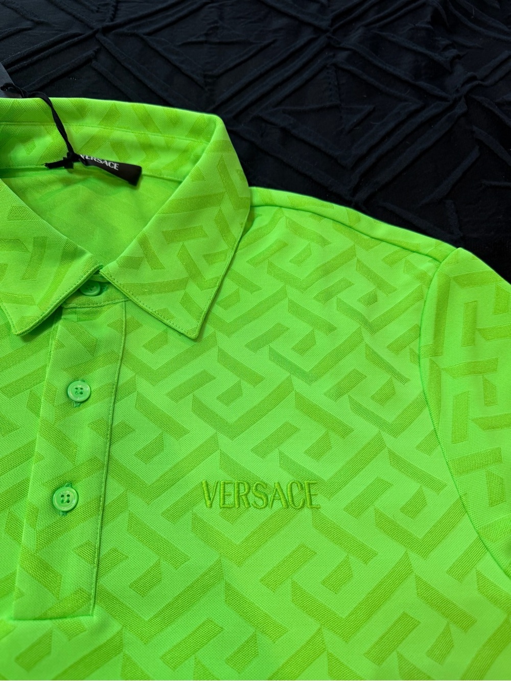 Versace Green Polo - Picture 6 of 6